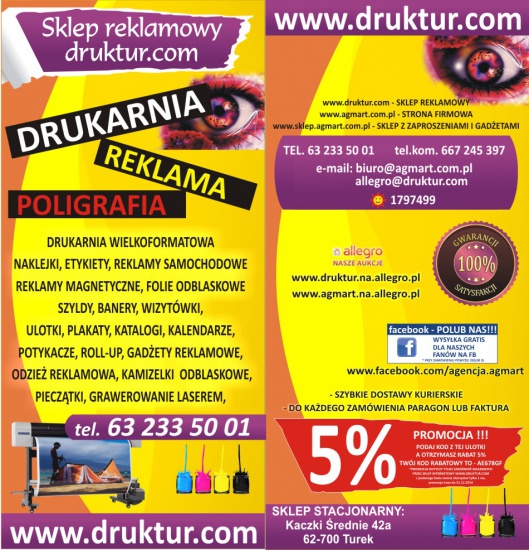 Drukarnia Internetowa  – www.druktur.com 